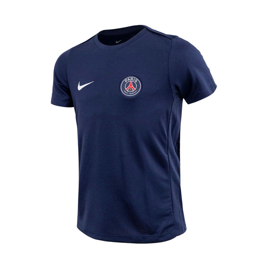 FQ0022-410 (Kids) Nike Paris Saint-Germain Academy Pro Dri-Fit Short Sleeve Top Midnight Navy White (FQ0022-410) (Non-Marking Ver.)
