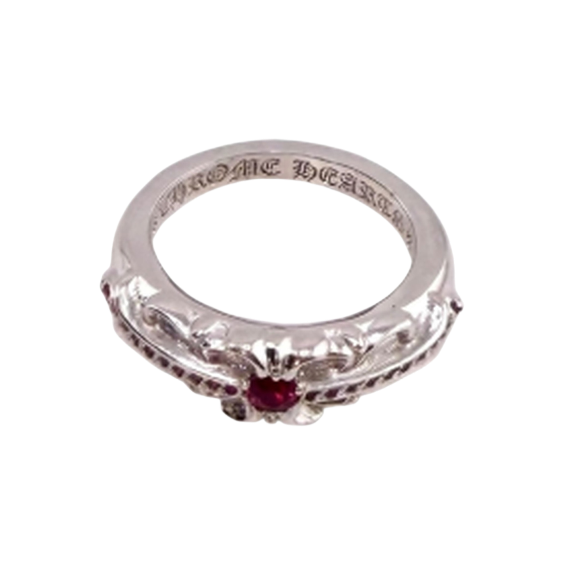 40 TheDosan x chrome hearts 18k Ruby Baby Floral Ring