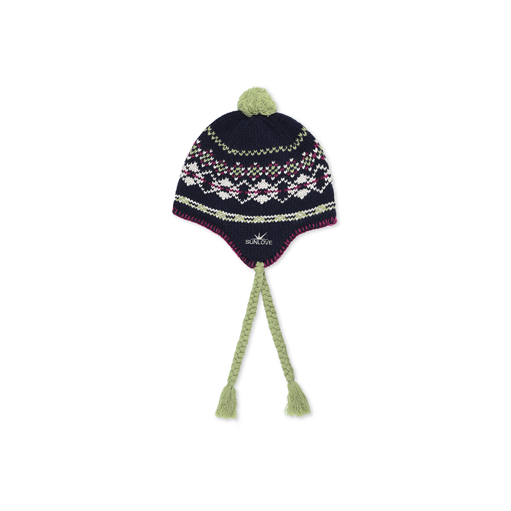 [5% 적립] 썬러브투어 알파인 테슬 비니 네이비([5% 적립] sunlovetour Alpine Tassel Beanie Navy) - 2