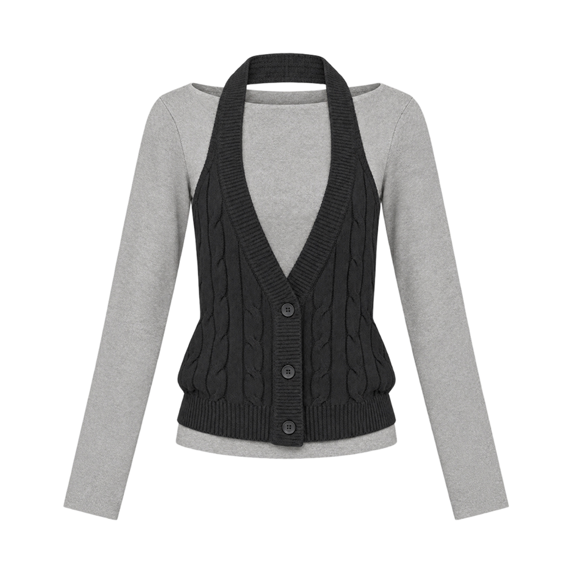 아크무어 모던 슬로프 레이어드 룩 블랙(ARCMOOR Modern Slope Layered Look Black) - 1