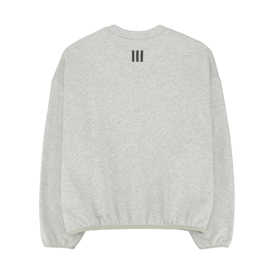 아디다스 x 피어 오브 갓 애슬레틱스 크루 라이트 그레이 헤더 - KR 사이즈(Adidas x Fear of God Athletics Crew Light Grey Heather - KR Sizing) - 2