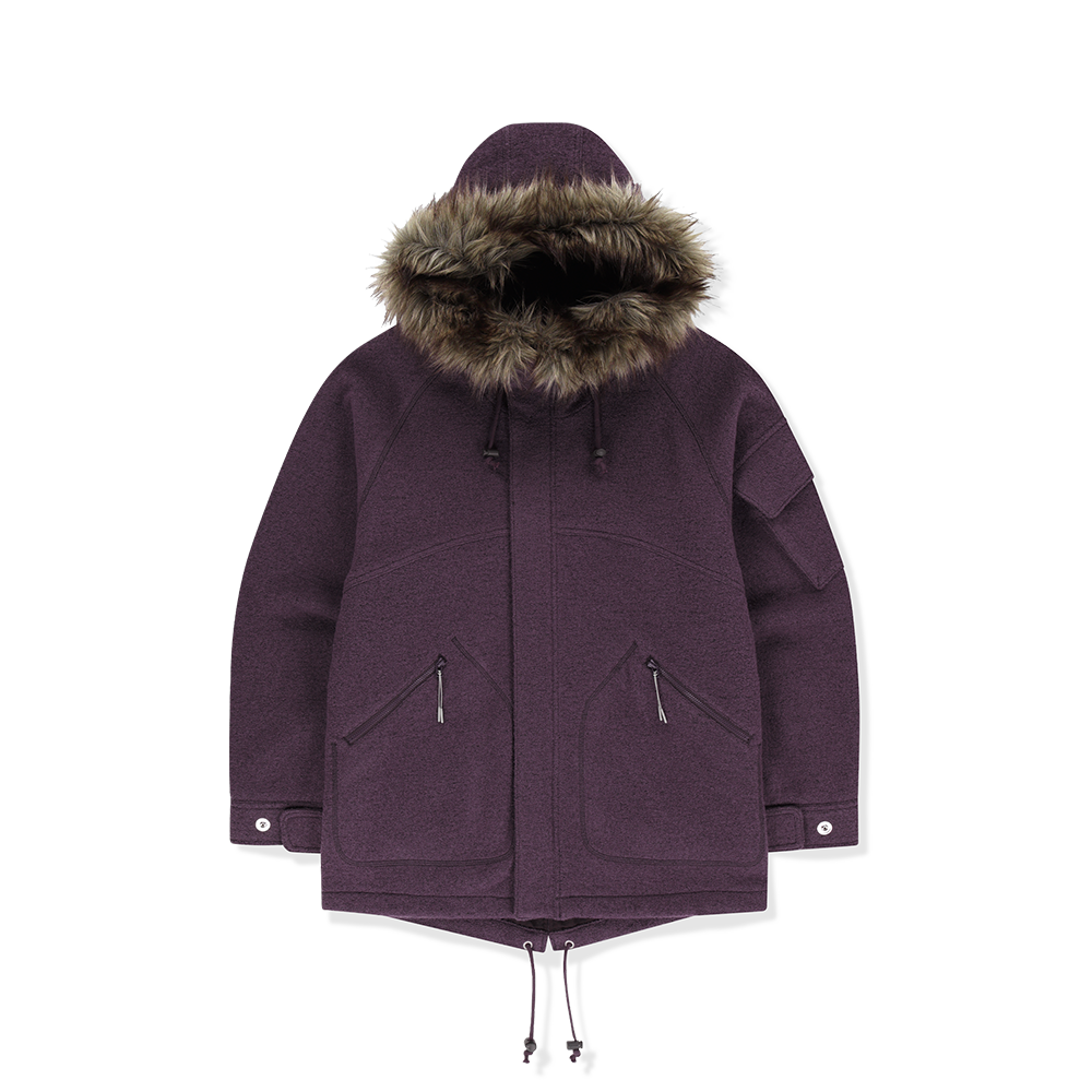 [5% 적립] 썬러브투어 울 필드 파카 퍼플([5% 적립] sunlovetour Wool Field Parka Purple)