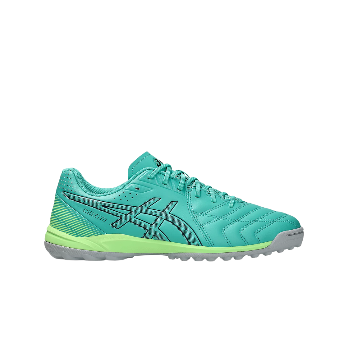 1113A038-300 Asics Calcetto WD 9 TF Aurora Green Midnight - 2E Wide
