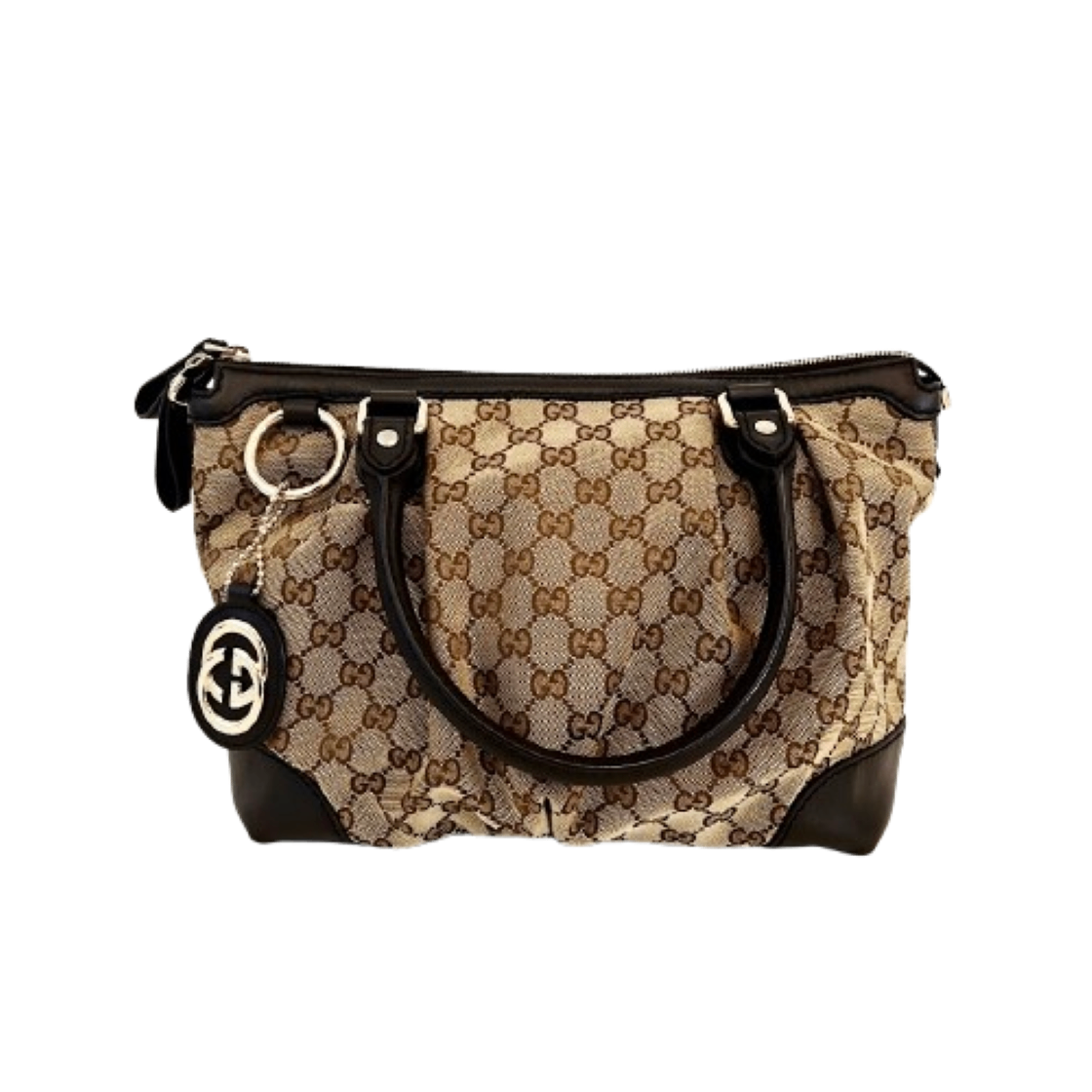 ITHTQVJIVEEN Gucci GG Canvas Suki Top Handle 2WAY Bag