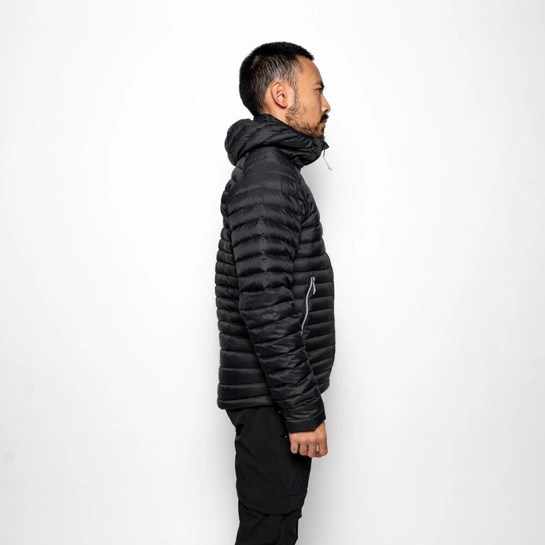 데카트론 남성 등산 다운 후드 재킷 트렉 100 스모크 블랙(Decathlon Men's Trekking Down Hooded Jacket Trek 100 Smoke Black) - 7
