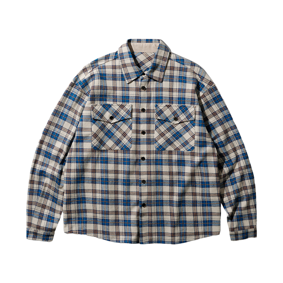 SMLS4689_blue_29 PERSTEP Oldblue Loosefit Pocket Shirt Blue SMLS4689