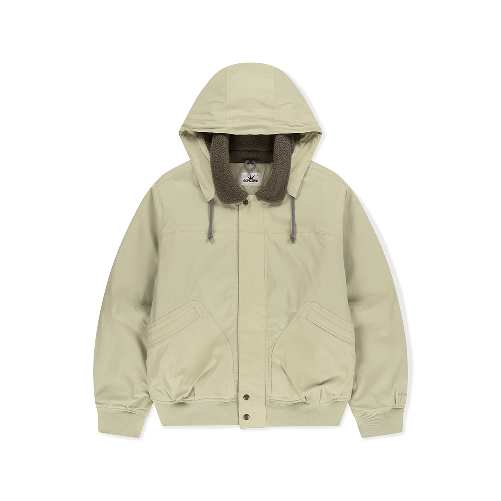 [5% 적립] 썬러브투어 플리스 라이닝 스윙 자켓 베이지([5% 적립] sunlovetour Fleece Lined Swing Jacket Beige)