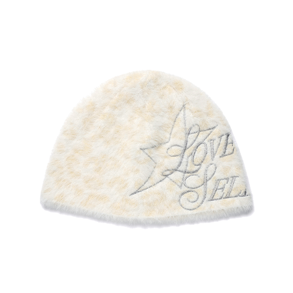 카비시 러브 셀러 레오파드 니트 비니 아이보리(CAVISH Love Seller Leopard Knit Beanie Ivory)