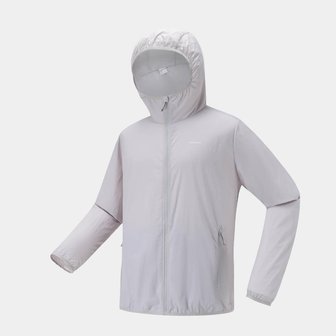 데카트론 남성 등산 바람막이 재킷 헬륨 100 코멧 그레이(Decathlon Men's Trekking Windbreaker Jacket Helium 100 Comet Grey) - 4