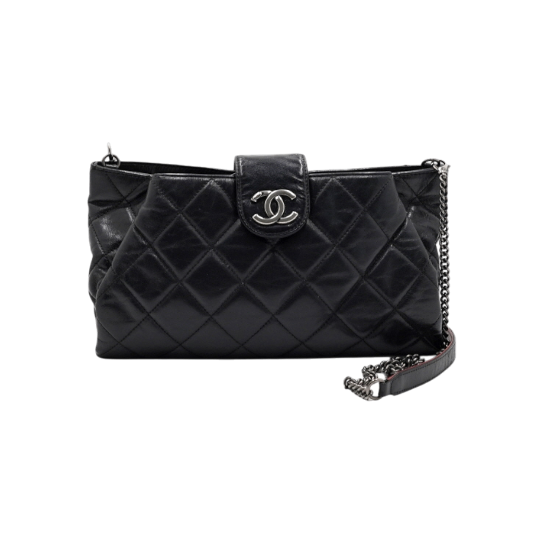 ITJ3AFMQWJMR Chanel Coco Pleats Chain Clutch