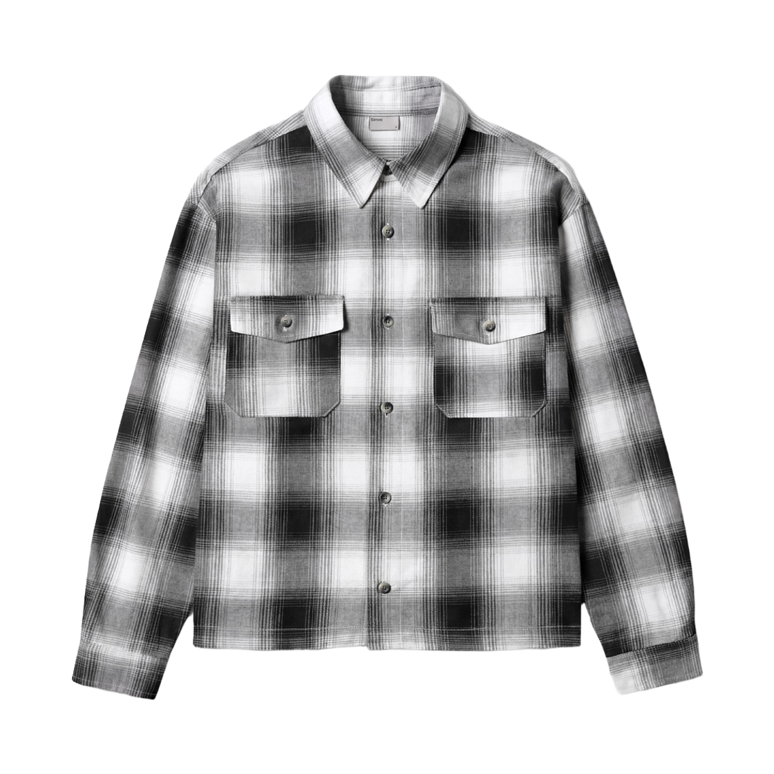 JILS6926_black_29 EZKATON Kate Check Shirt Black JILS6926