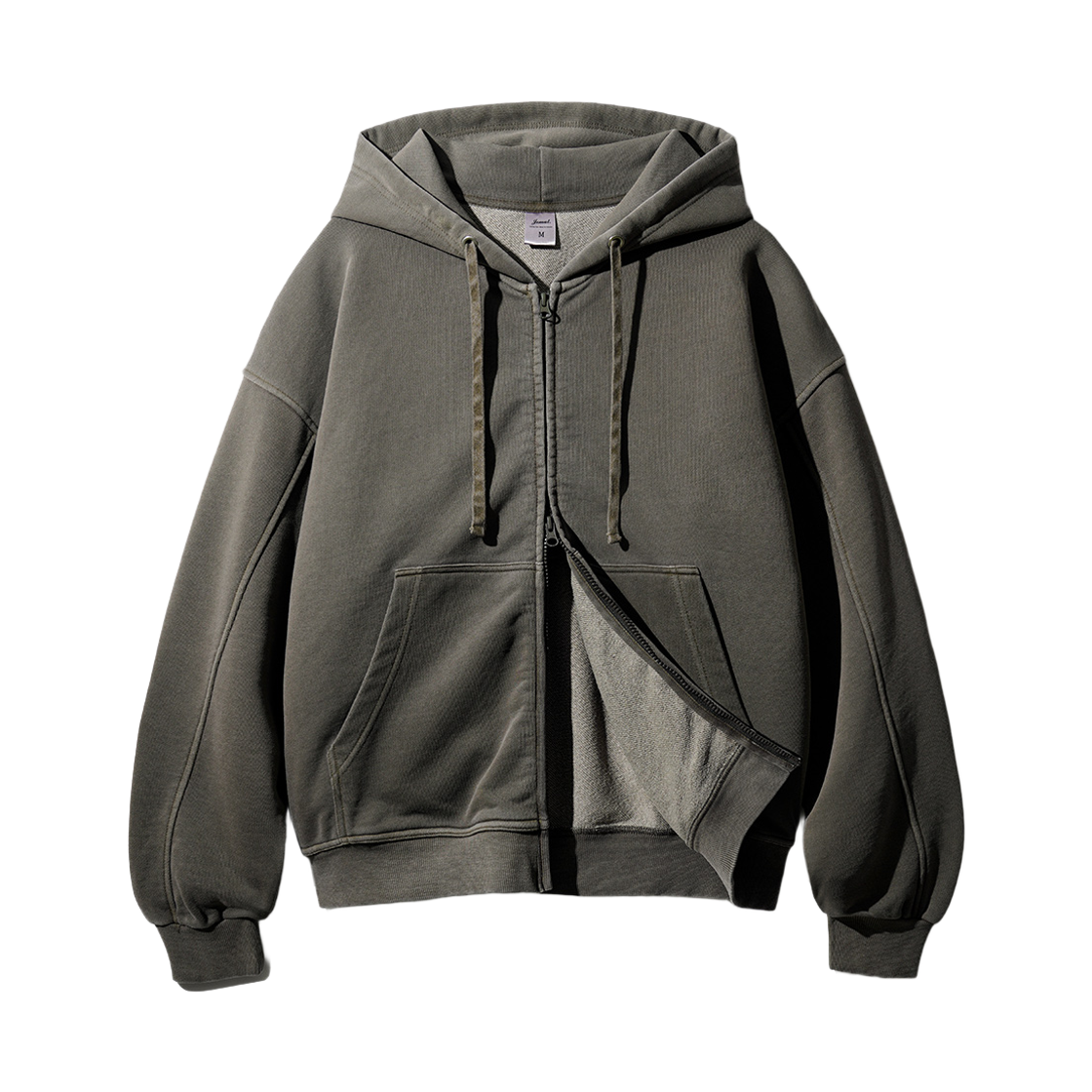 KJHD2540_khaki_29 JEMUT Heaven Pigment Twoway Hood Zip up Khaki KJHD2540