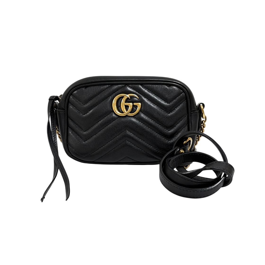 ITWASOTWCOLP Gucci GG Marmont Mini Chain Shoulder Bag
