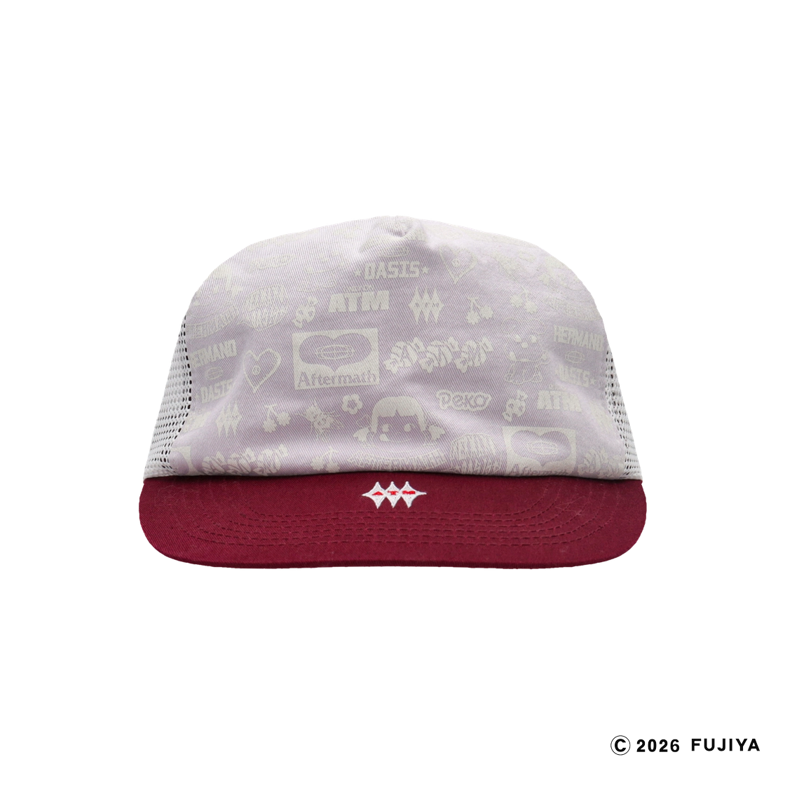 에이티엠 x 페코 풀 프린트 메쉬 캡 핑크(Atm x Peko Full Print Mesh Cap Pink)