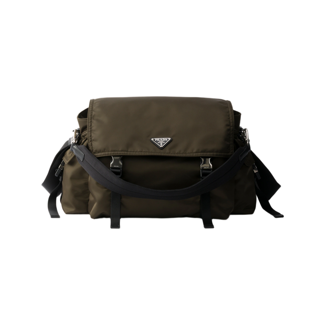 2VD082-2DW3-F05VI Prada Prada Explore Re-Nylon and Leather Bag Forest