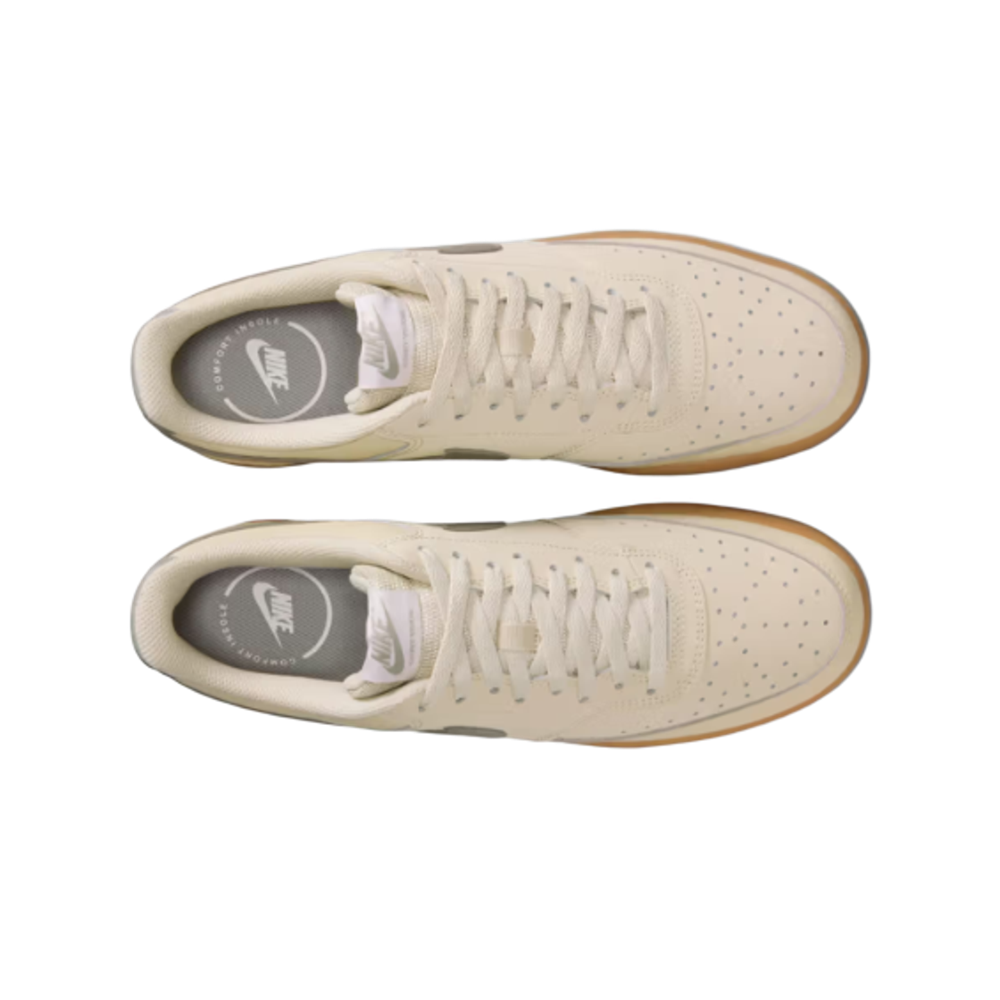 나이키 코트 비전 로우 라이트 카키 검 라이트 브라운(Nike Court Vision Low Light Khaki Gum Light Brown) - 2