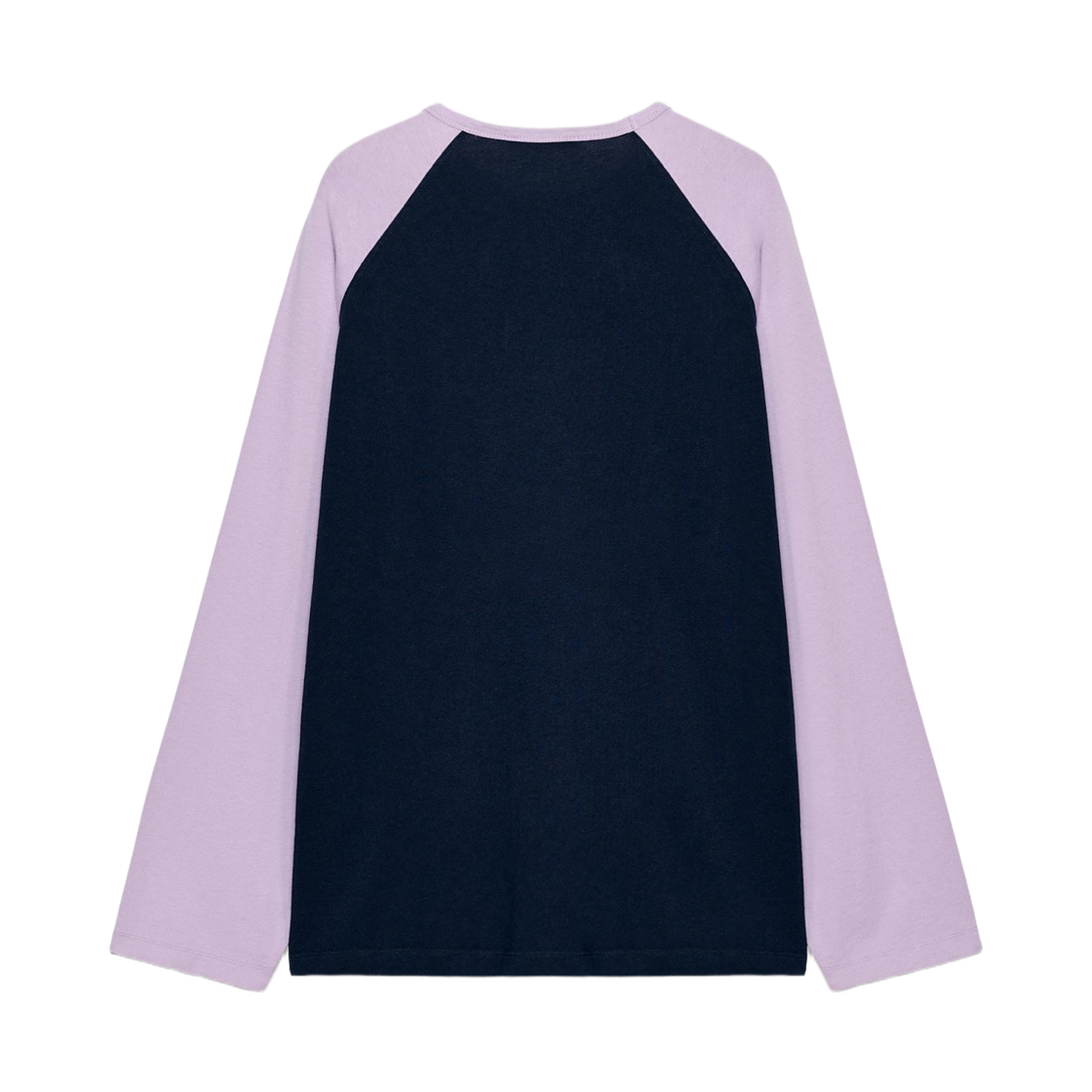 (W) 자라 배색 래글런 티셔츠 라일락((W) Zara Contrast Raglan T-Shirt Lilac) - 2
