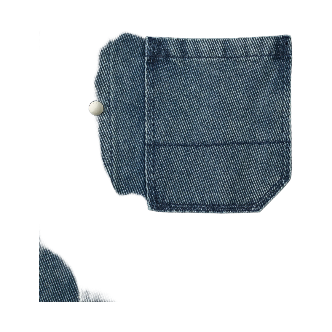 이로 말톤 데님 긴팔 셔켓 블루(Iro Malton Denim Long-Sleeve Shirt Jacket Blue) - 5