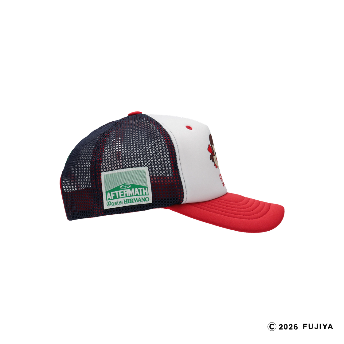 에이티엠 x 페코 로고 메쉬 캡 레드(Atm x Peko Logo Mesh Cap RED) - 5