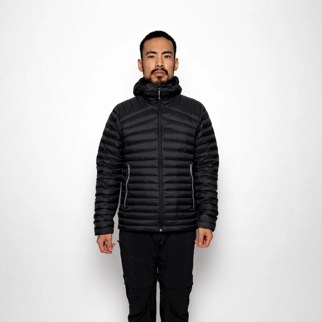 데카트론 남성 등산 다운 후드 재킷 트렉 100 스모크 블랙(Decathlon Men's Trekking Down Hooded Jacket Trek 100 Smoke Black) - 4