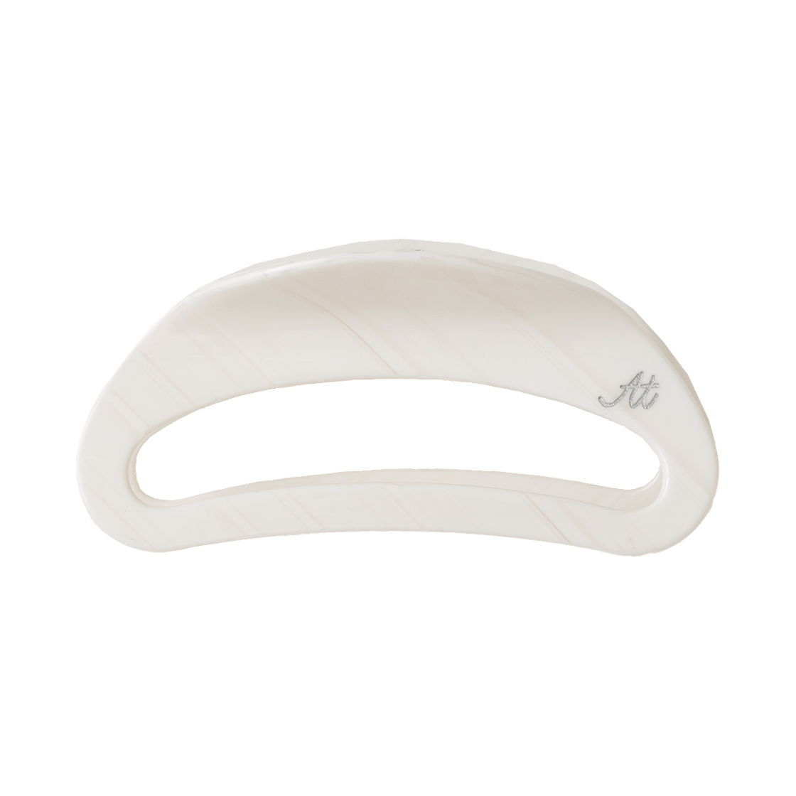 에토아 에토아 로고 헤어 클립 화이트(aetoa Aetoa Logo Hair Clip White) - 1