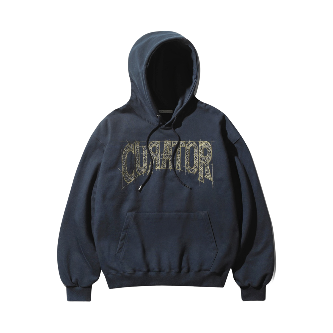 KMHD6820_Navy_29 EZKATON Curator Heavy Cotton Hoodie Navy KMHD6820