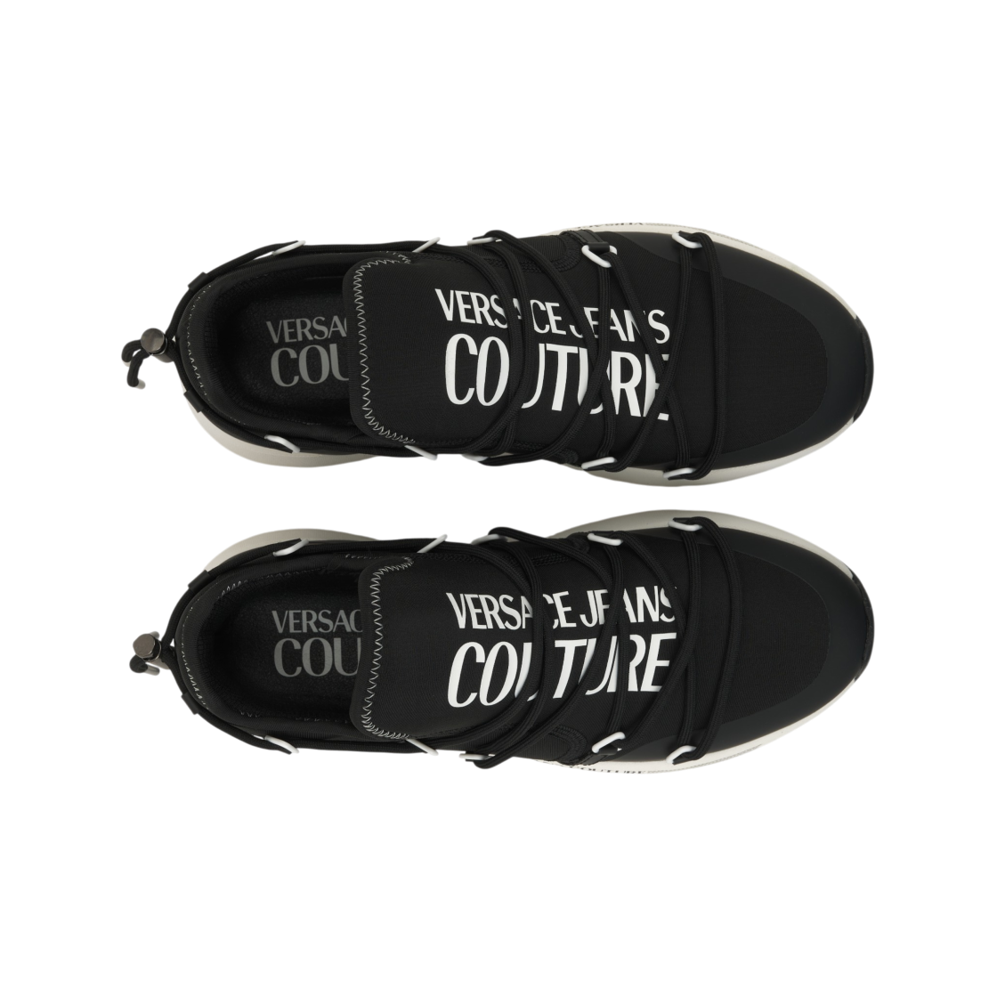 베르사체 진 꾸뛰르 스니커즈 블랙 화이트(Versace Jeans Couture Sneakers Black White) - 5