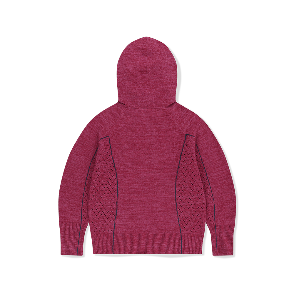 [5% 적립] 썬러브투어 페이스 메쉬 니트 후디 헤더 핑크([5% 적립] sunlovetour Pace Mesh Knit Hoodie Heather Pink) - 2