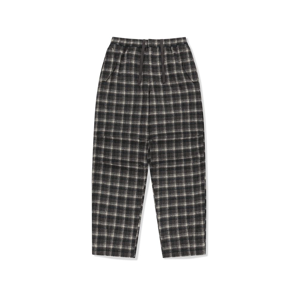 [5% 적립] 썬러브투어 플레이드 스윙 팬츠 그레이([5% 적립] sunlovetour Plaid Swing Pants Grey)