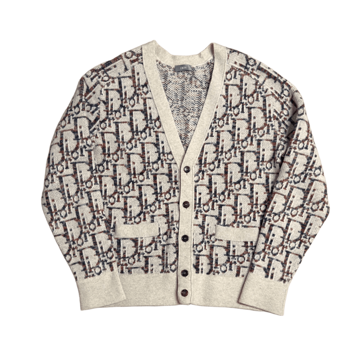 ITUMQHR6AV3W Dior Oblique Cardigan Beige