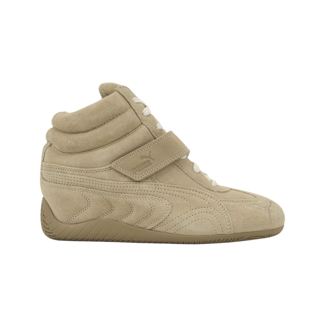 408118-01 (W) Puma Speedcat Wedge Sand Dune Alpine Snow