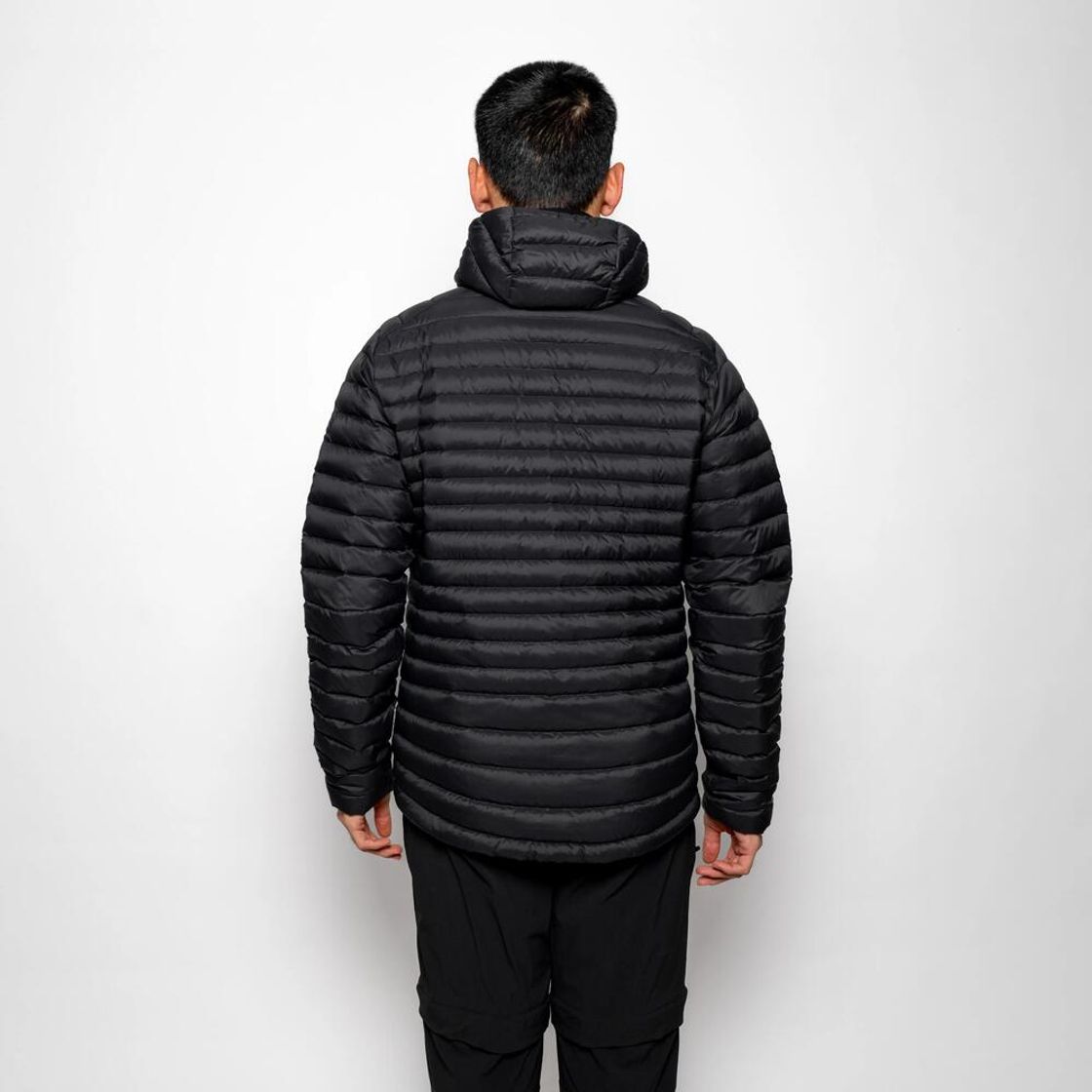 데카트론 남성 등산 다운 후드 재킷 트렉 100 스모크 블랙(Decathlon Men's Trekking Down Hooded Jacket Trek 100 Smoke Black) - 6