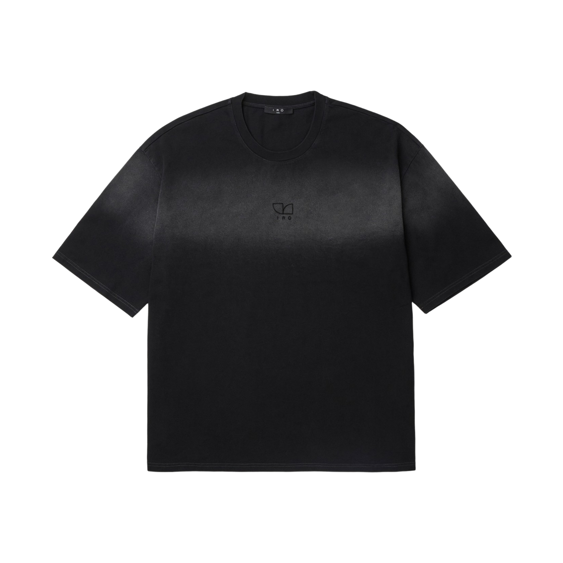 이로 킨 심플 도형 로고 반팔 티셔츠 다크 그레이(Iro Kean Simple Geometric Logo Short-Sleeve T-Shirt Dark Gray) - 2