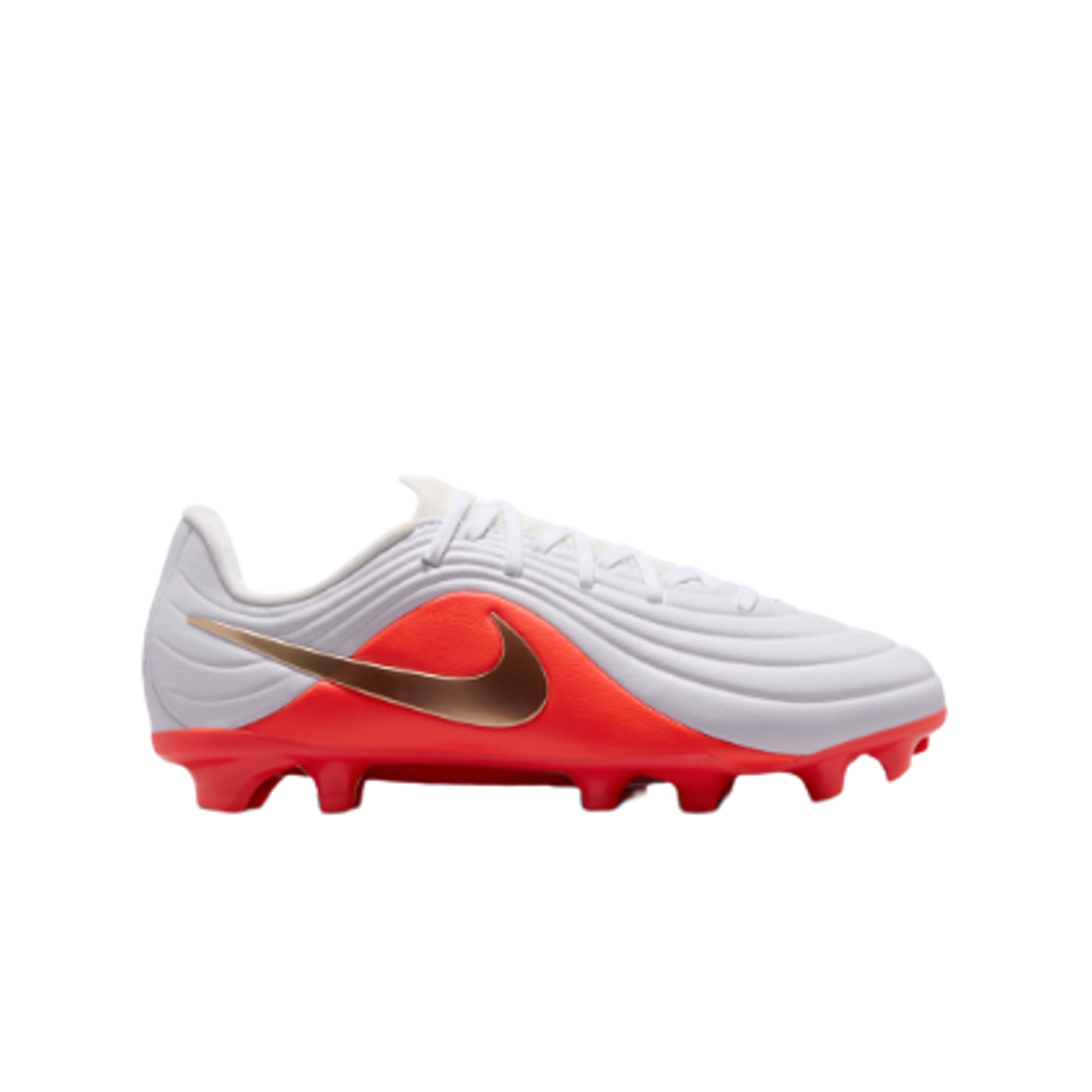IB5026-100 (JR) Nike Tiempo Maestro Academy FG/MG White Bright Crimson