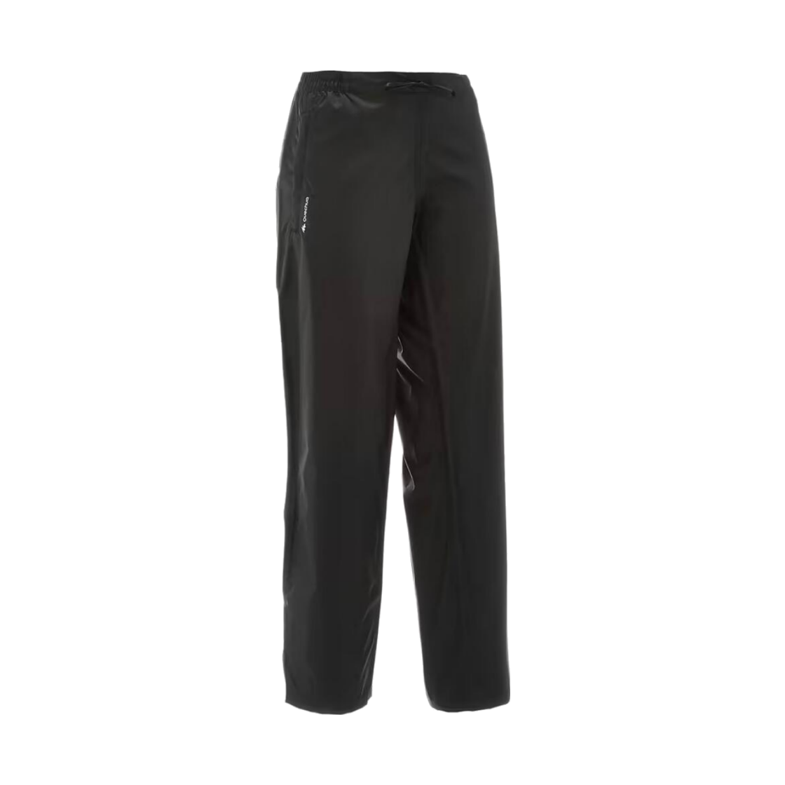 데카트론 여성 등산 경량 방수 바지 오버트라우저 MH100 블랙(Decathlon Women's Hiking Lightweight Waterproof Overtrousers MH100 Black) - 1