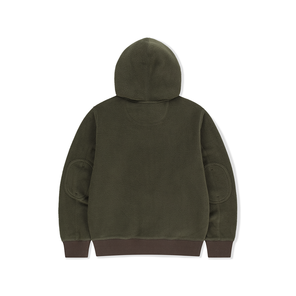 [5% 적립] 썬러브투어 데이브레이크 플리스 집 업 후디 다크 올리브([5% 적립] sunlovetour Daybreak Fleece Zip Up Hoodie Dark Olive) - 2