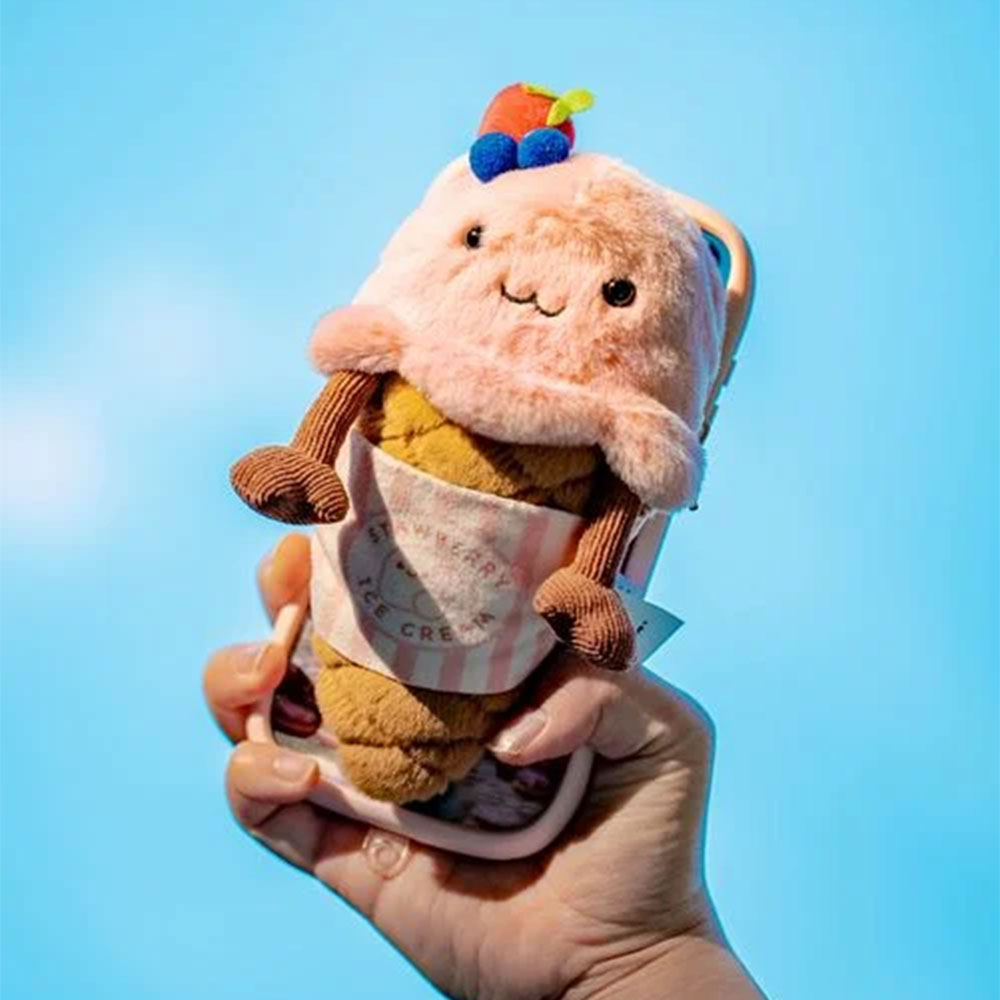 맥모지 폰 뒤에 찰싹! 붙이는 인형+파우치(Magmoji — A Plush Doll & Pouch That Snaps Right Onto Your Phone!) - 3