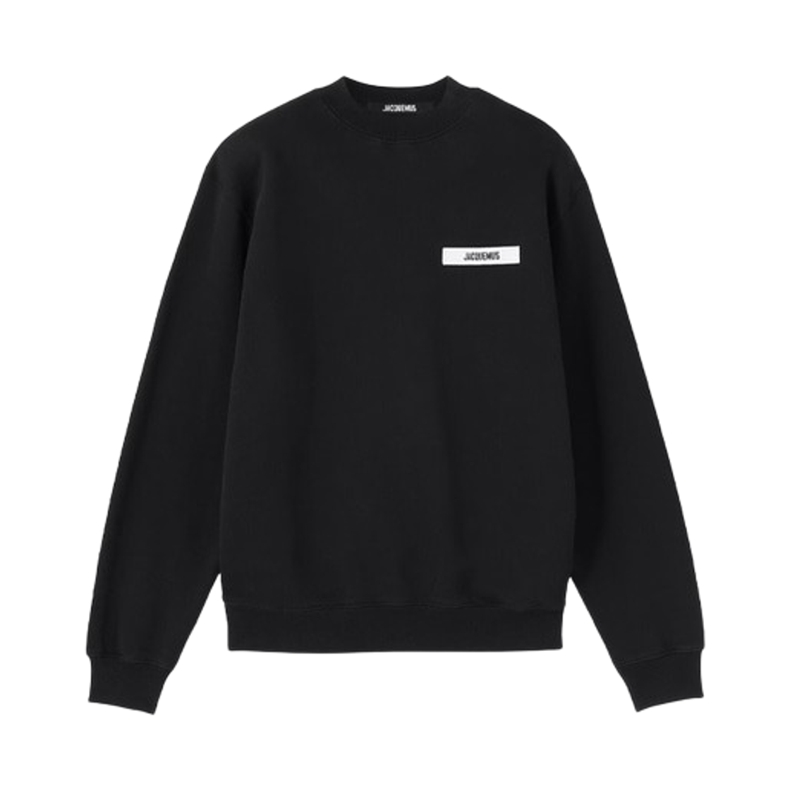 SSM00206AJ0-0126-990 Jacquemus The Gros Grain Sweatshirt Black
