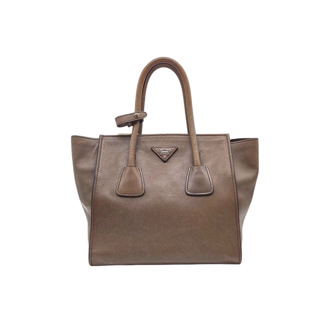 ITP4OL7WAR25 Prada Glace Calf Double Handle Tote Bag