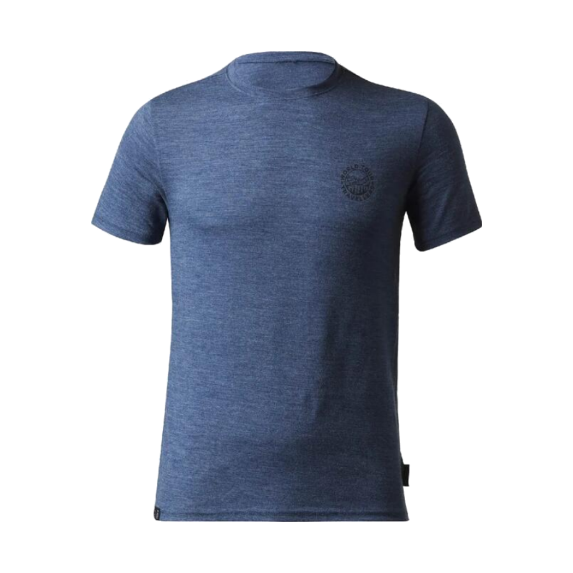 데카트론 남성 메리노울 하이킹 반팔 티 프레시 어비스 블루(Decathlon Men's Merino Wool Hiking Short-Sleeve T-Shirt Fresh Abyss Blue) - 1