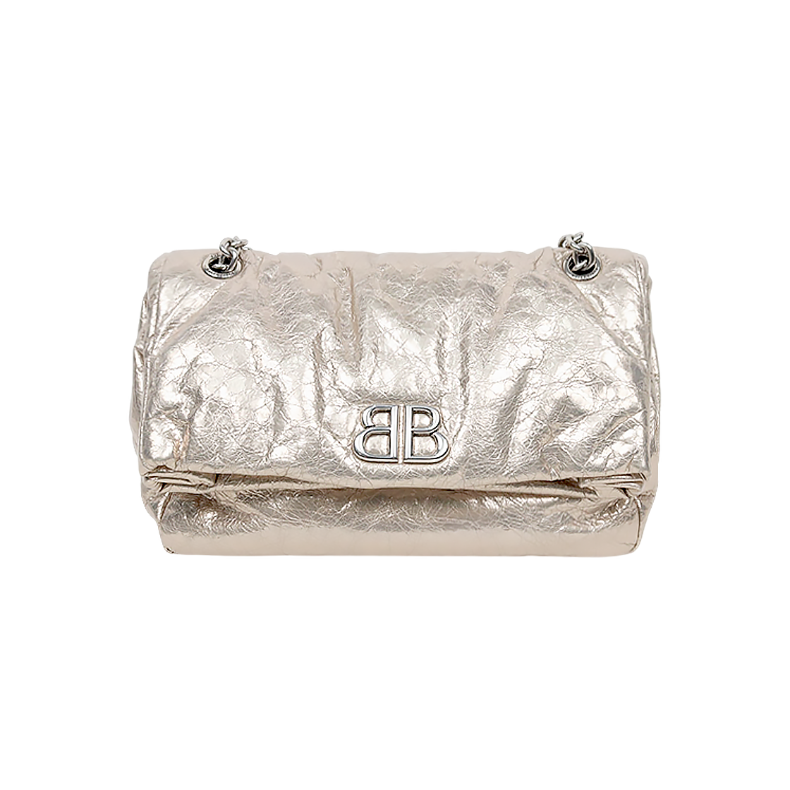 ITGN7I8TADUM Balenciaga Gold Small Monaco