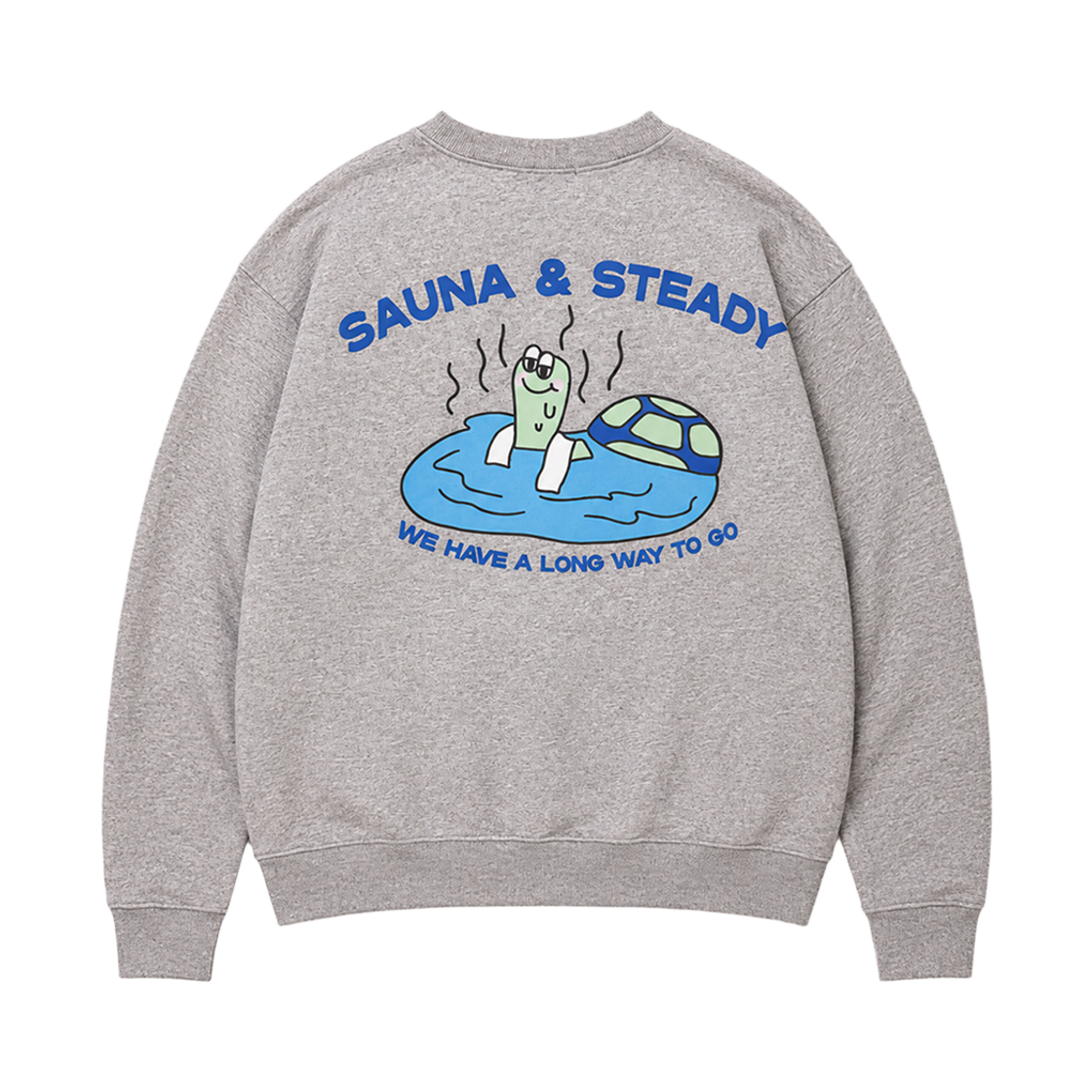 빅웨이브 컬렉티브 사우나 스테디 맨투맨 스포츠 그레이(BIGWAVE COLLECTIVE Sauna Steady Sweat Sport Gray)