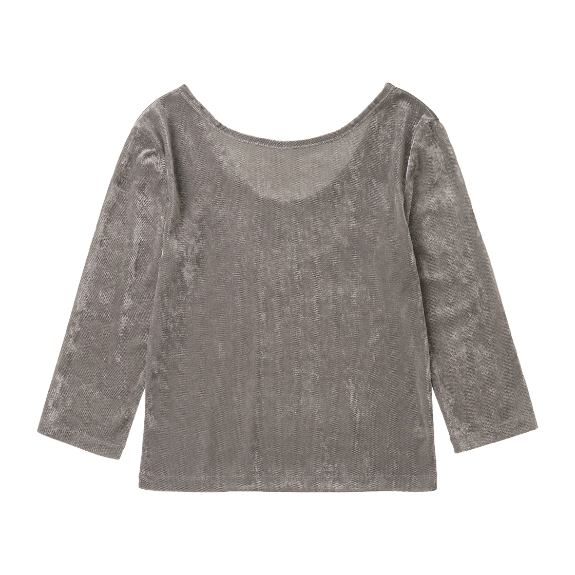 EFWTOAT088GRA aetoa Scoop-Neck T-Shirt Gray