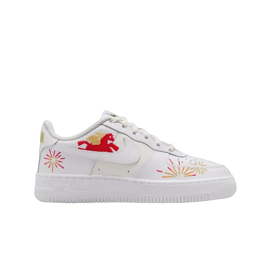 IQ1133-111 (GS) Nike Air Force 1 Year of The Horse White Sail