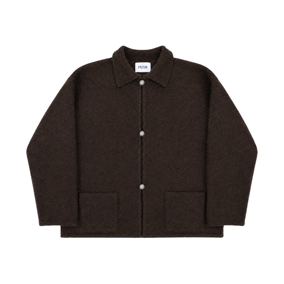 프리터 새들 알파카 가디건 브라운(FRITUR Saddle Alpaca Cardigan Brown_F263KN09)