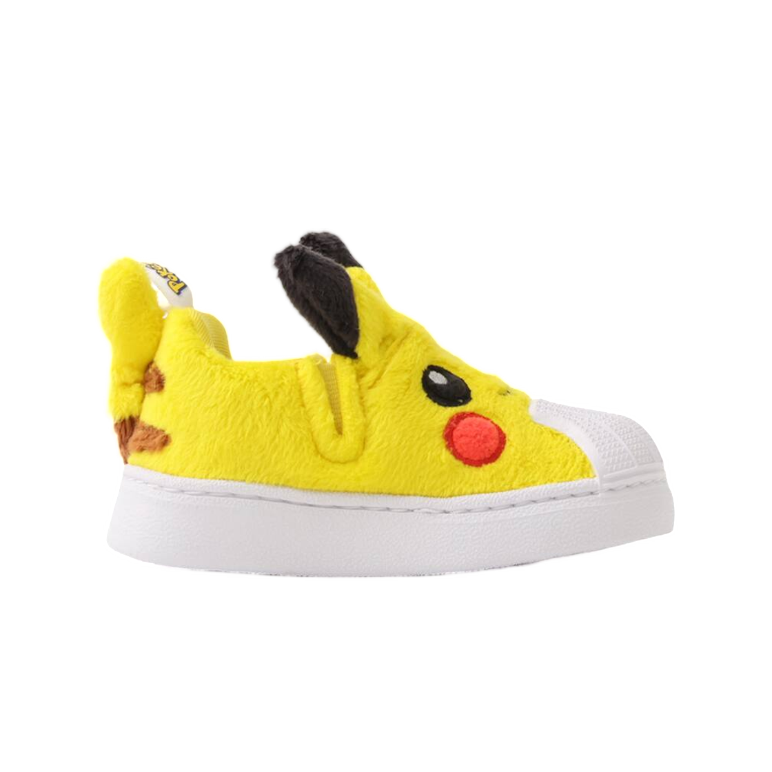 KJ5622 (Infant) Adidas x Pokemon Superstar Quickon Yellow Core Black White