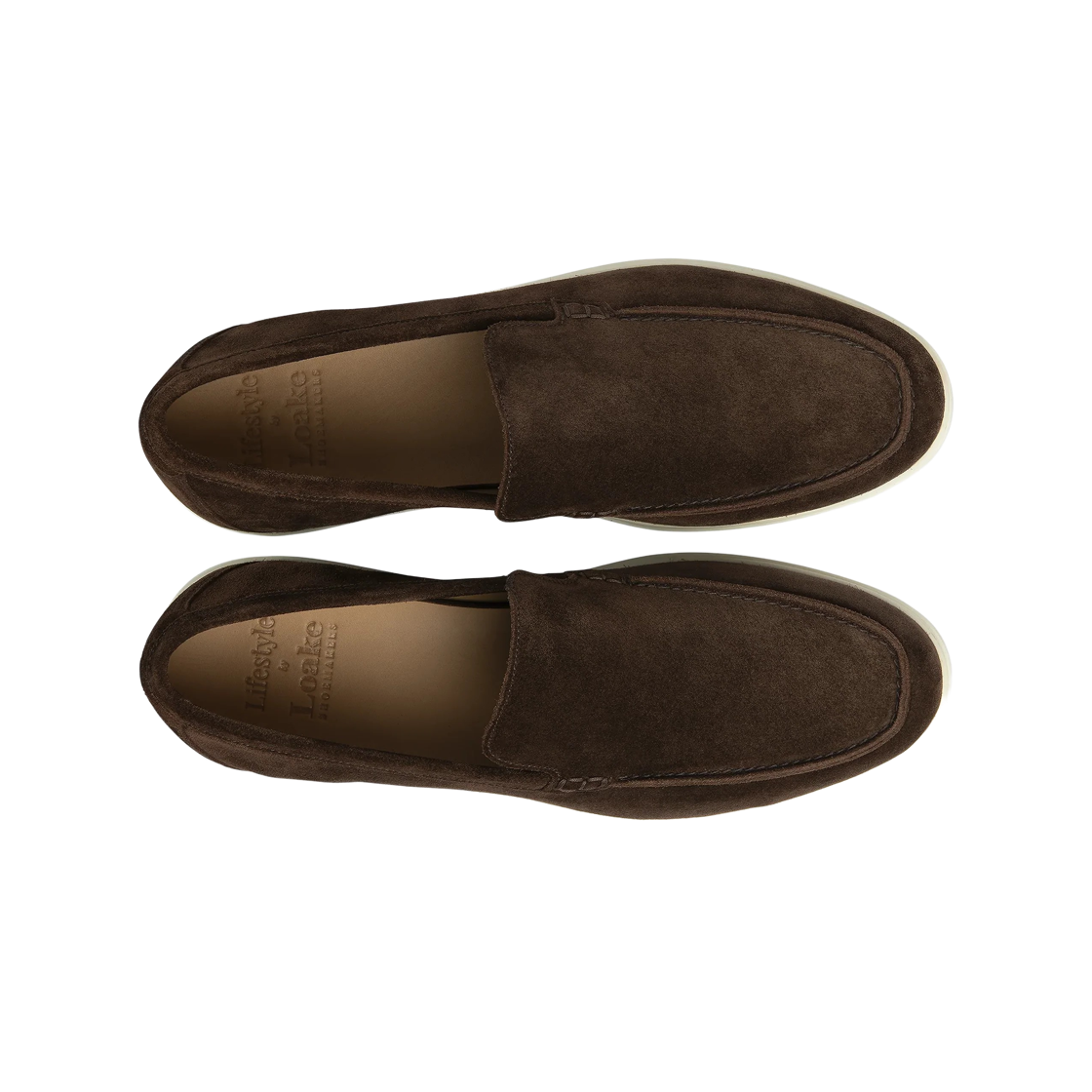 로크 투스카니 로퍼 브라운 스웨이드(Loake Tuscany Loafers Brown Sude) - 2
