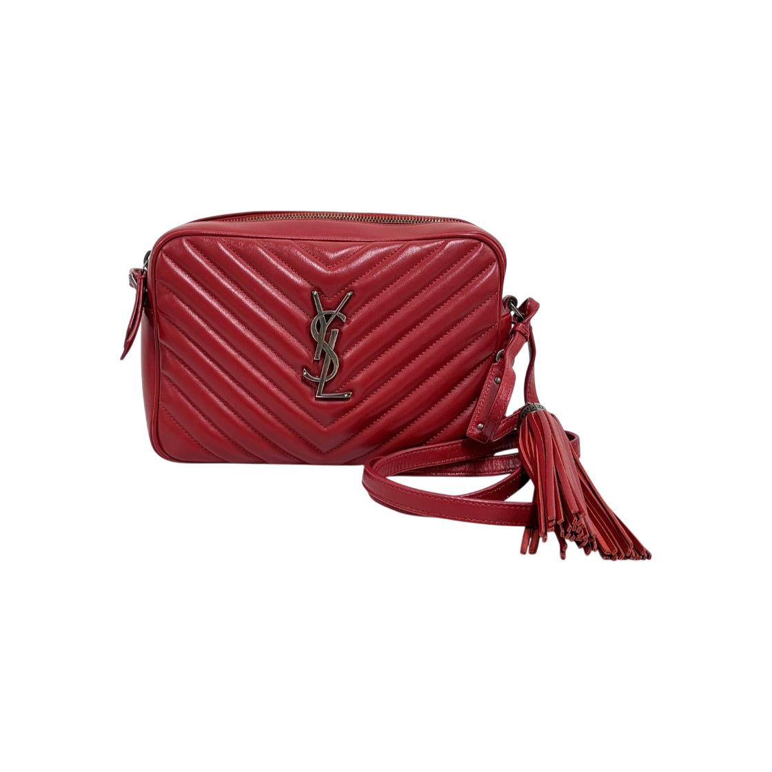 ITS66AVTEDRB Saint Laurent Le Camera Bag Shoulder Bag Red