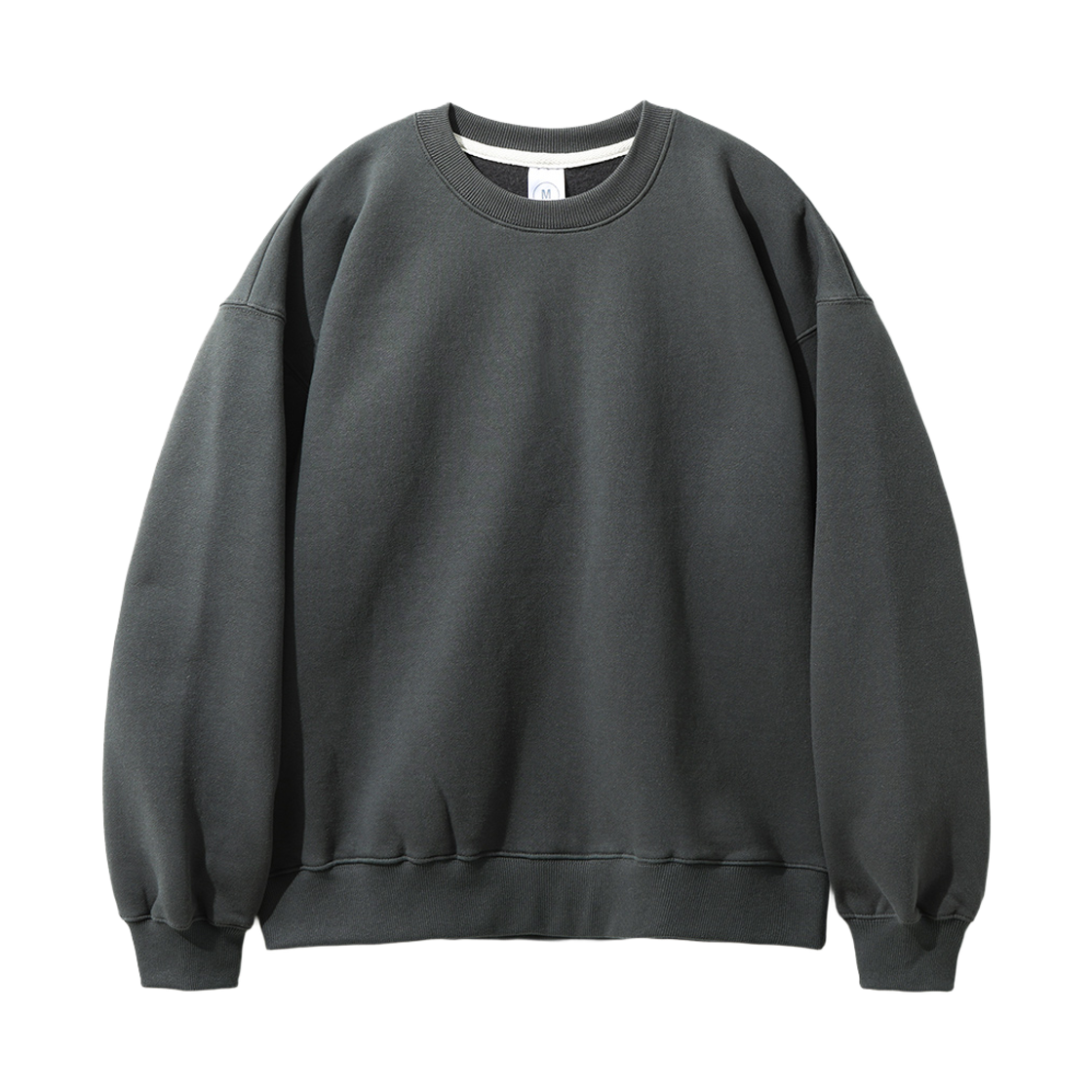 KJMT2463_charcoal_29 JEMUT Orca Overfit Sweatshirt Charcoal KJMT2463