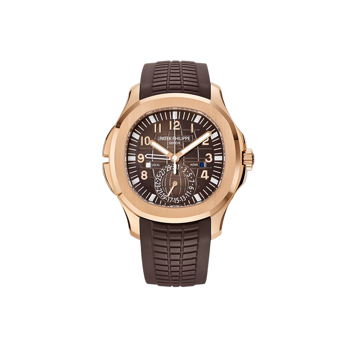 ITOINU6NUPF7 Patek Philippe Aquanaut Travel Time Brown Arabic